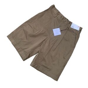 Uniqlo x JW Anderson Tan Brown Roll-Up Shorts Size XS
